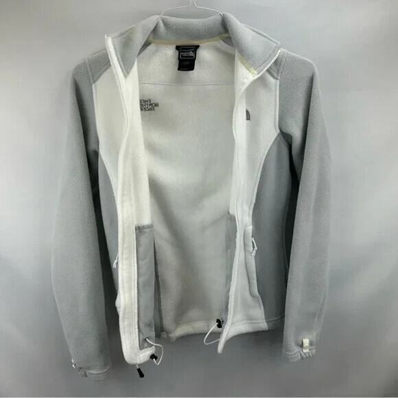 The North Face Gray Osito Fleece Jacket - Picture 2 of 8